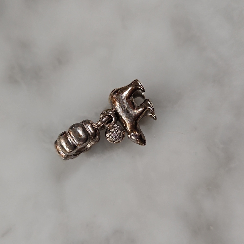 Authentic Pandora Sterling Silver Polar Bear Dangle Charm